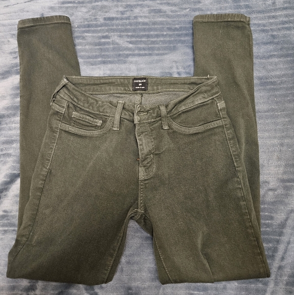 Justblack Olive Green Skinny Jeans! - Picture 2 of 7
